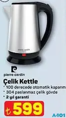 PİERRE CARDİN ÇELİK KETTLE SU ISITICI